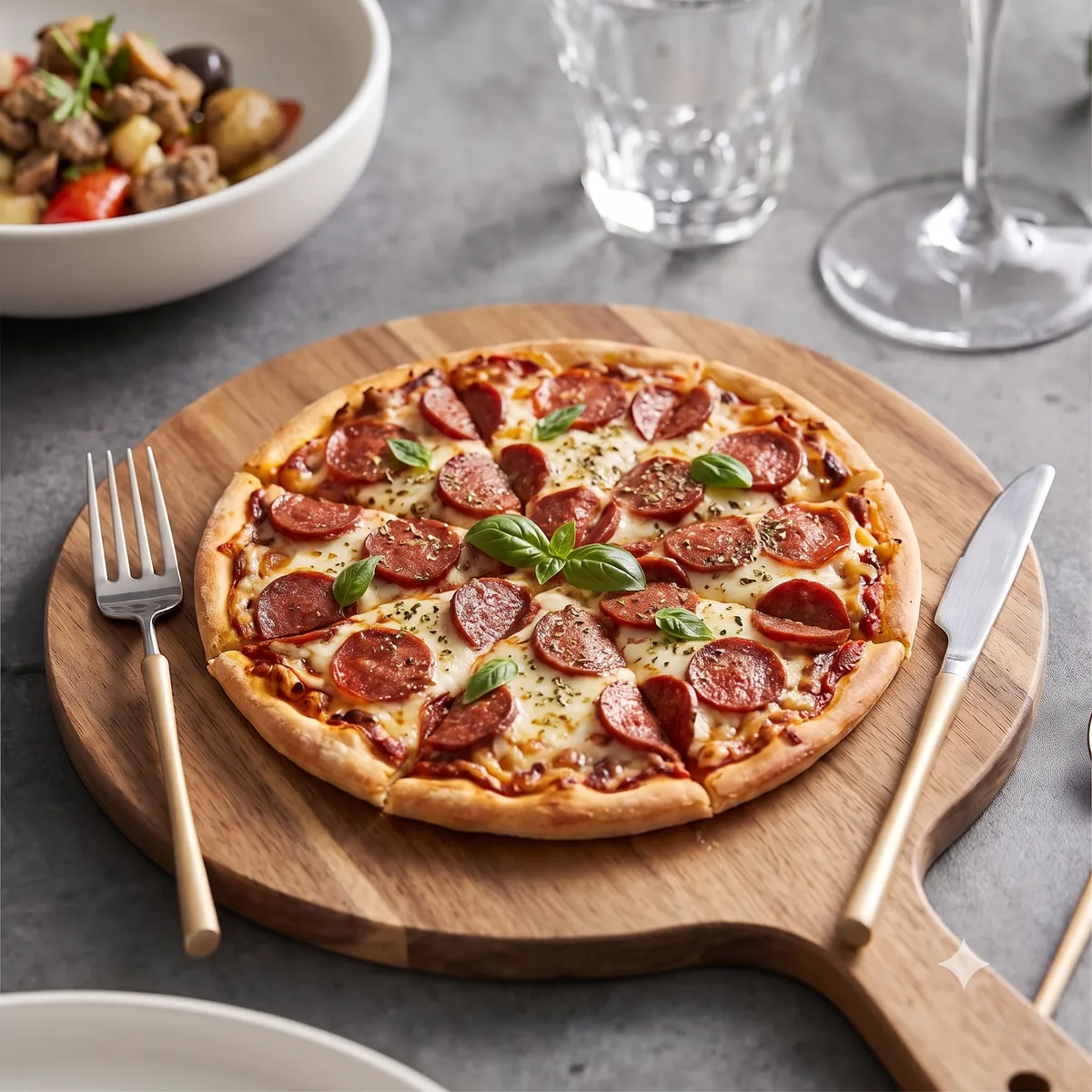 Sucuklu pizza